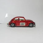 OLD DIECAST LESNEY MATCHBOX SUPERFAST NO. 15 VOLKSWAGEN 1500 SALOON RED ENGLAND