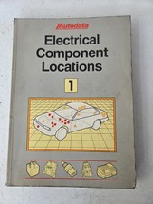 Autodata Electrical Component Locations Manual Volume 1 Cars Mpvs 4x4 1980-91