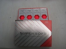1 dozen BRAND NEW Callaway SuperSoft Matte Red  golf balls
