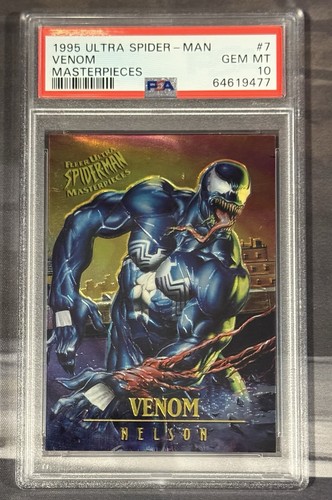 1995 Ultra Spider-Man Masterpieces #7 Venom PSA 10