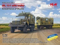 Icm 72817 - 1:72 - Zil-131, Truck With Trailer Armed Forces Of Ukraine - Neu