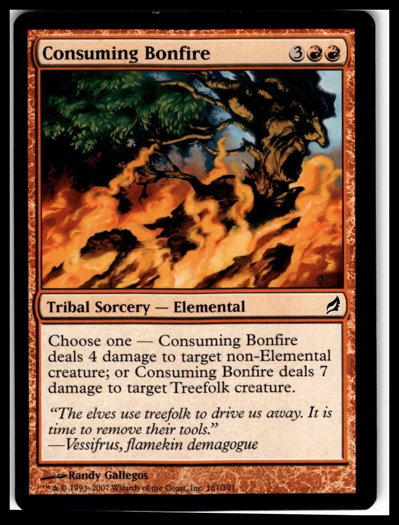 Lorwyn #161 Consuming Bonfire