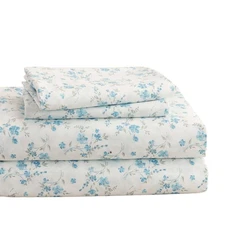 4 Piece Sheets Set Floral - Sleep Better Than Ever with These Ultra-Soft & Co...