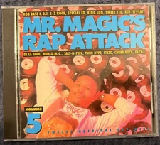 MR MAGIC'S RAP ATTACK VOL 5 CD/1989 PROFILE RECS ELECTRO OLD SCHOOL RAP OOP RARE