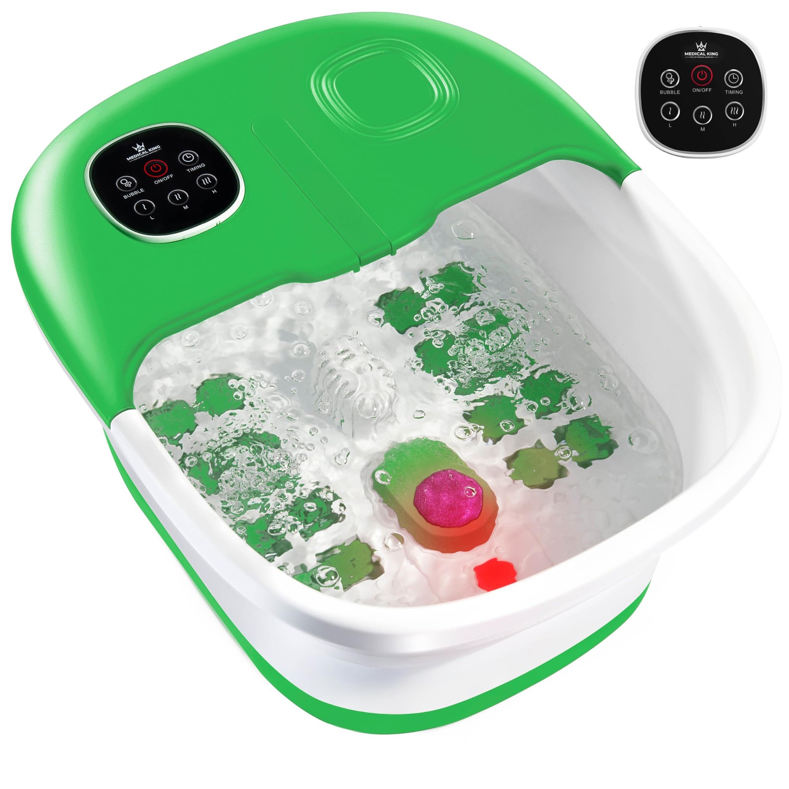 Medical king Foot Spa with Heat and Massage Jets Includes A 