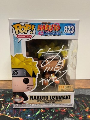 JSA Signed Junko Takeuchi Funko Pop! Vinyl: Naruto Uzumaki (BL