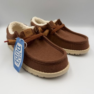 Hey Dude Wally Cozy Plaid Downtown Brown Slip On Loafers  display picture 2
