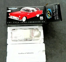 New 1956 Fiesta Red Ford Thunderbird WIX Collectibles 1:24 Scale Metal Die Cast