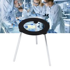 Open Fire Tripod Bunsen Lamp Burner Stand Cast Iron Tripod Support Holder