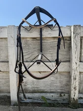 Kavalkade Cob Rose Gold Dressage Bridle With Reins