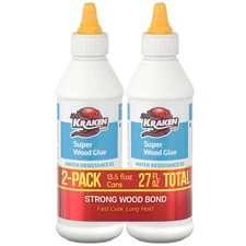 Kraken Bond D2 White PVA Super Wood Glue - 13.5 fl oz   2 Pack