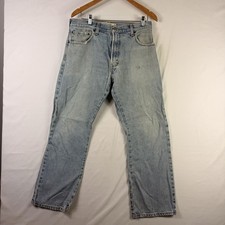 Levi's 517 Jeans Men's 34x30 Bootcut Regular Fit Blue Light Wash Denim