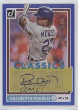 2020 Panini Donruss Classics Auto Blue /99 Adalberto Mondesi #CA-AM Auto