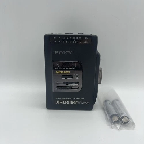 Sony Walkman WM-FX33 FM/AM Cassette Player (Serviced & Cleaned)