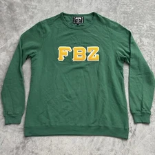 Flatbush Zombie Sweatshirt Mens Size XXL Green Collegiate Crewneck Pullover FBZ
