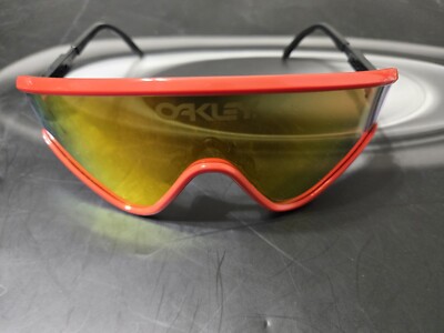 Rare Oakley Collector's Eyeshade Heritage Collection Red Fire