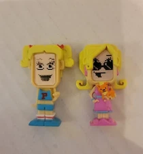 Pixel Chix Roommates 2 Friends Character Figures Toy Set for Roomies House RARE