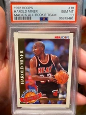 ~PSA 10 HAROLD MINER HOOPS MAGIC'S ALL ROOKIE TEAM 1992 TOUGH GRADE NICE LOOKING