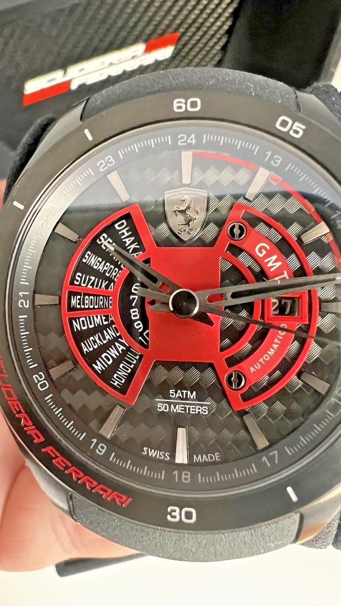 Scuderia Ferrari Gran Premio Worldtime Automatic Official Limited 