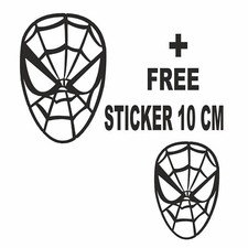 adesivo CARTOON  SPIDERMAN  sticker aufkleber + ADESIVO DA 10 CM IN OMAGGIO