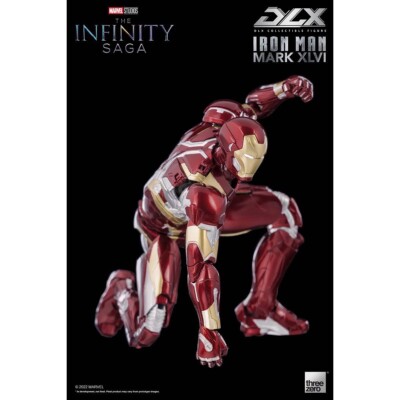 Threezero DLX Iron Man Mk46 1:12 Scale Mark XLVI Civil War Figure Threezero DLX Iron Man Mk46 1:12 Scale Mark XLVI Civil War Figure