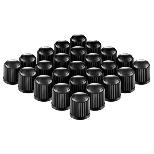 1000 Pcs Black Bicycle Tire Professional Plastic Caps Leakproof for4076
