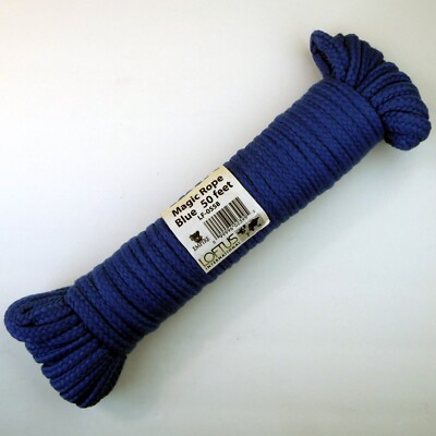 Magicians Soft Rope 50' Blue | eBay