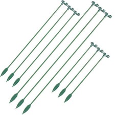 6/8/12 Plant Support Stake Garden Flower Support Single Stem Plant Support Stake