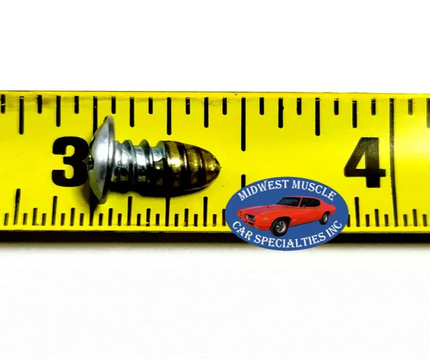 25pc Window Moulding Trim Screws With Sealer – For Ford Lincoln Mercury – Steel, Silver Finish