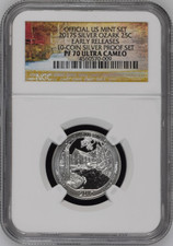 :2017 S S25C OZARK SCENIC RIVERWAYS AMERICA THE BEAUTIFUL NGC PF70 UCAM TOP POP