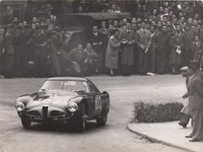 ALFA ROMEO 6C 3000 DISCO VOLANTE 1953 MILLE MIGLIA FANGIO ORIGINAL PRESS PHOTO