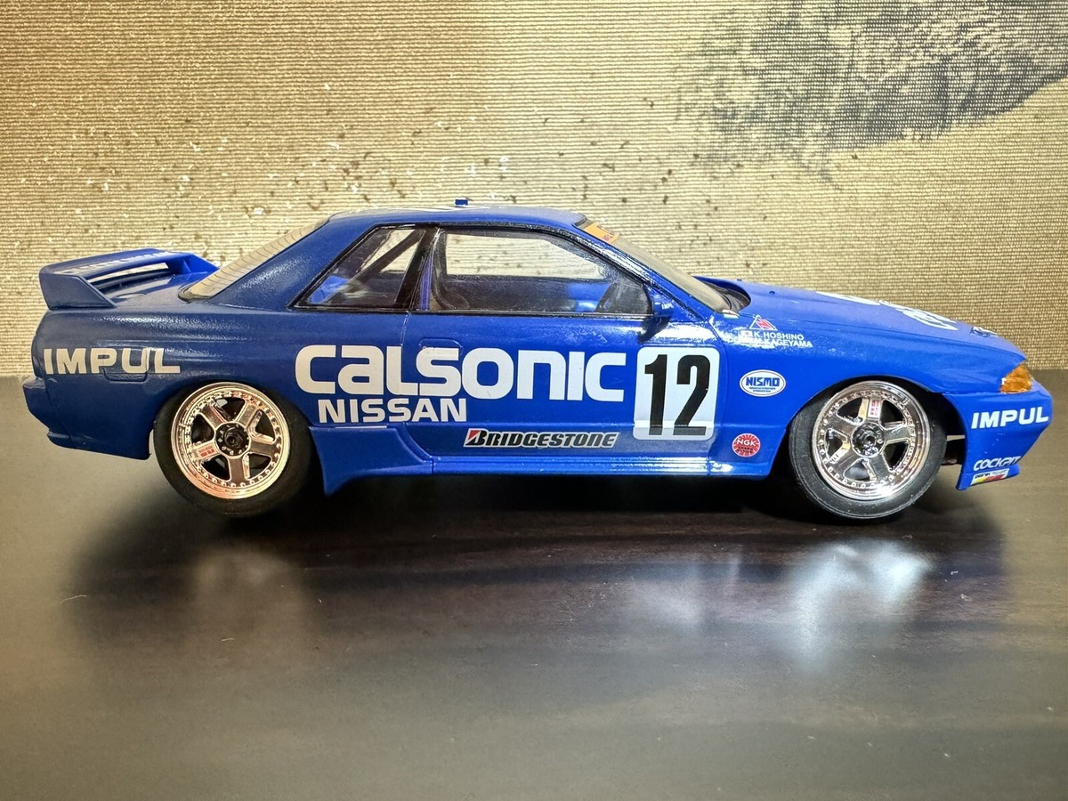 Tamiya 1/24 Built & Painted Nissan Calsonic Skyline R32 | eBay