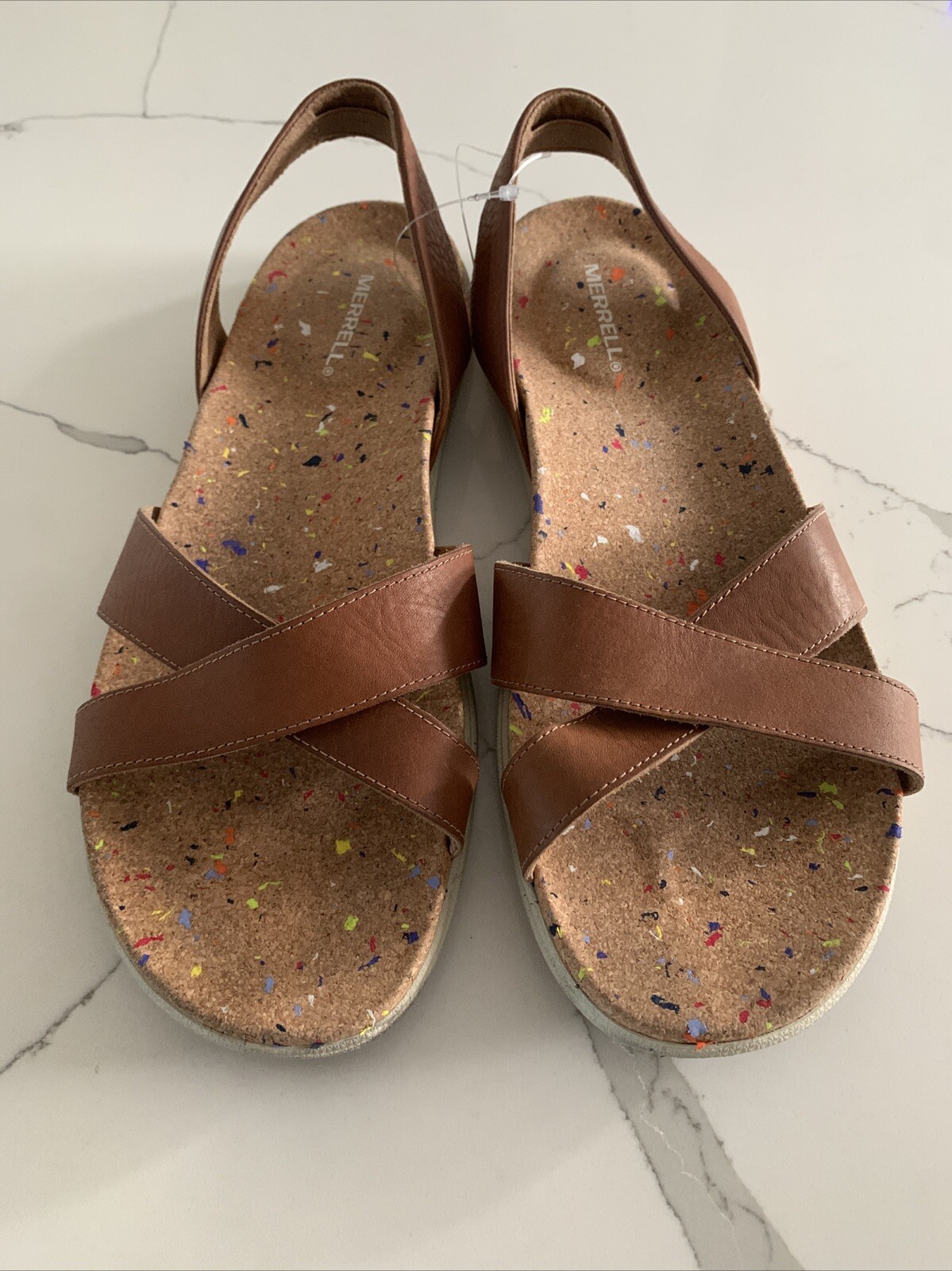 Sandali Merrell Napa Valley Syra Slide marroni da donna US 11 slip on usati