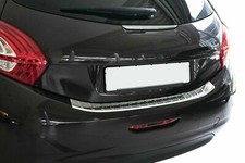 MIT ABKANTUNG LADEKANTENSCHUTZ Edelstahl für Peugeot 208 Typ CA CC ab 2012-2019