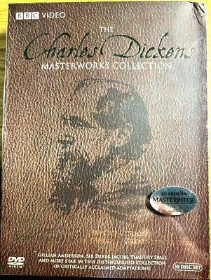 BBC DVD / CHARLES DICKENS MASTERWORKS COLLECTION  10-Disc Set Factory Sealed