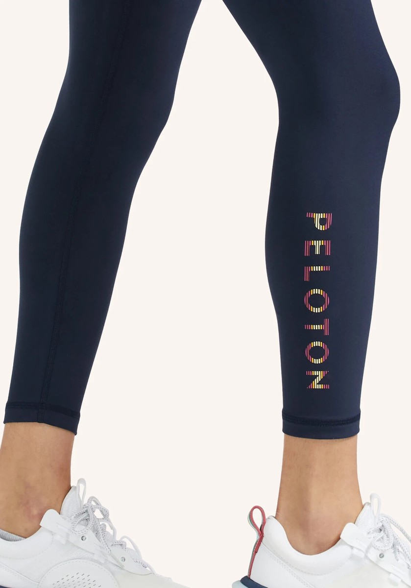 PELOTON Navy Blue Cadent High-Rise Ankle Crop 7/8 Leggings XXL 44