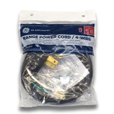 GE Electric Range Power Cord 4-Wire 4 Ft. Universal