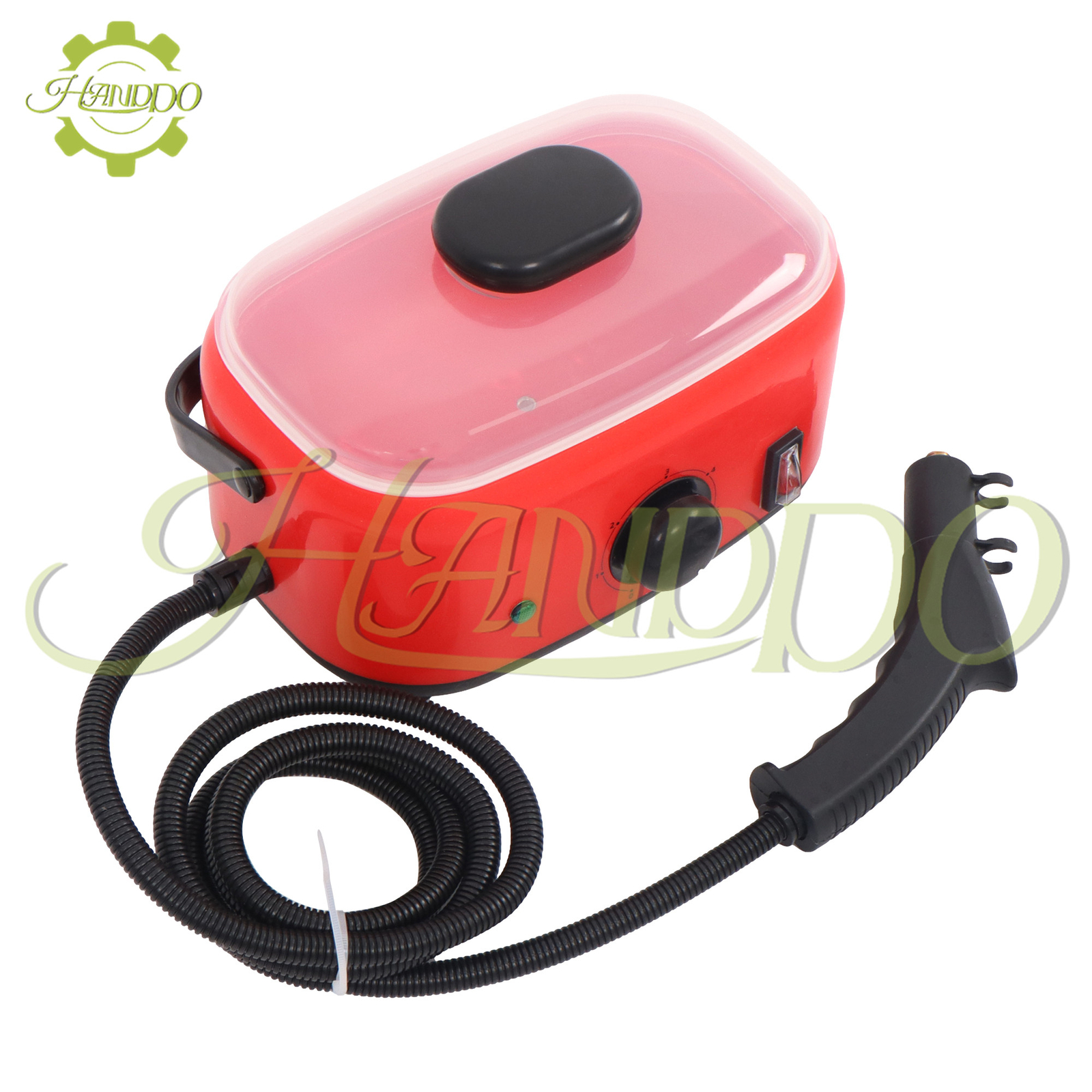 2500w 1500ml 110V High Pressure Steam Cleaner Machine Portable (Red)