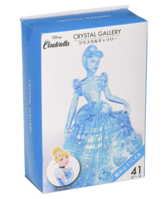 Hanayama Cinderella 3D Puzzle Crystal Gallery Blue 41 Pieces Princess JAPAN