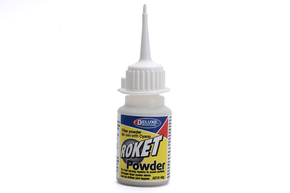 Deluxe Materials Roket Powder, for Gap Filling and Reinforcing.
