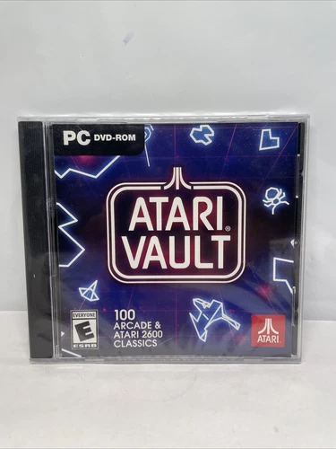 Atari Vault - 100 Arcade & Atari 2600 Classics (PC DVD-ROM, 2018) NEW