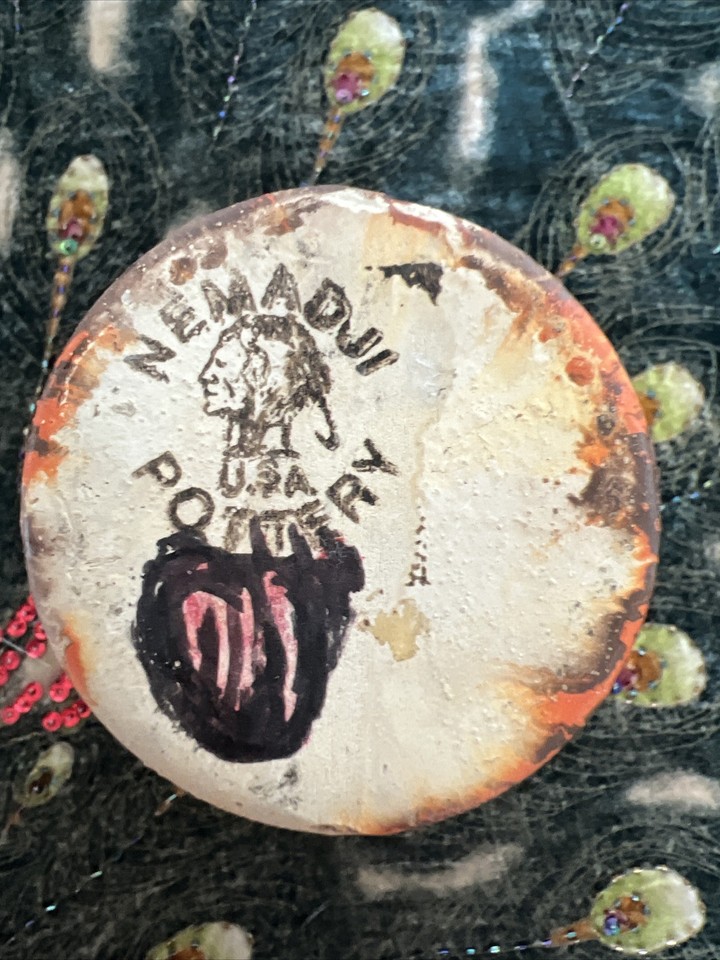 Vintage Nemadji Pottery Vase Mid Century Ceramic Vase Southwestern