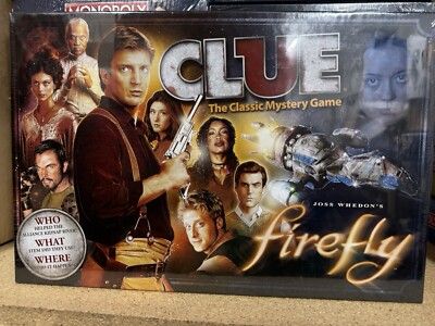 Firefly Clue Classic Mystery Game  Joss Whedon New Sealed Rare Out of Print. G10