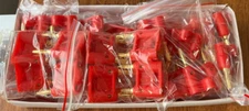 *Bulk* (50) Dual Banana  MDP Plug Red 24K Gold Plated NOS-SAVE$-FREE S/H!