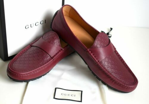 GUCCI 692968 Men\'s Fabric red-striped Signature Moccasin, G‎ 9+ US 10 GUCCI 692968 Men main image 2