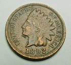 1892 P Indian Head Cent / Penny  CULL   **FREE SHIPPING**