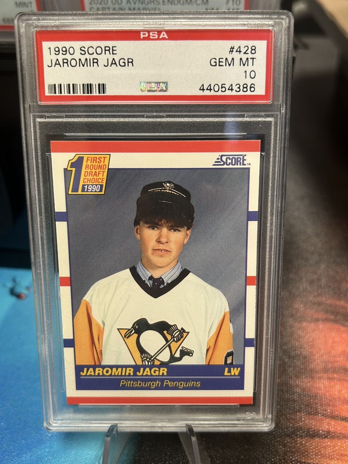 1990-91 Score Jaromir Jagr #428 PSA 10 GEM MINT RC HOF