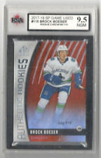 2017-18 SP Game Used Orange Rainbow #115 Brock Boeser/115 | KSA Graded MINT 9.5
