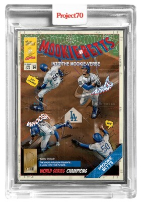 Project70 Baseball 1988 Mookie Betts Trading Card [#220, by The Shoe Surgeon]