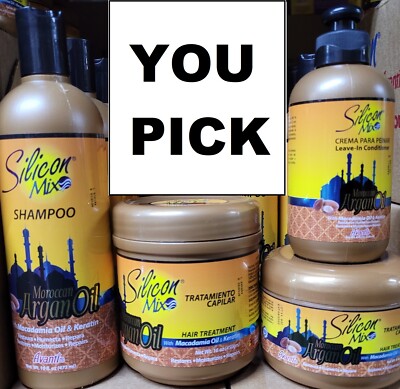 Silicon Mix Argan Oil Hair Care with Macadamia Oil And Keratin (Choose)